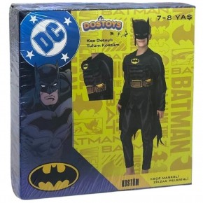 Batman Kaslı Kostüm 7-8 Yaş