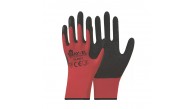 Bay-el Latex İş Eldiveni Kırmızı Siyah