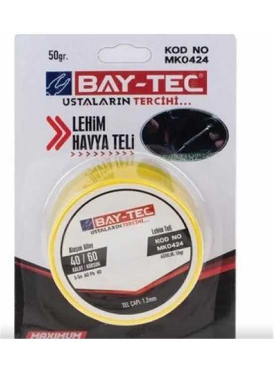 Bay-tec Lehim Havya Teli 50 Gr 1,2 Mm Mk-0424
