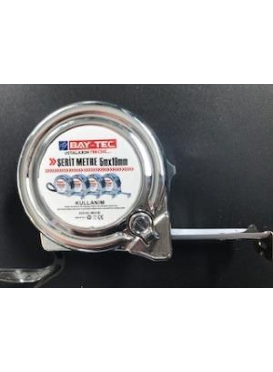 Bay-Tec Mk4146 5Mt 19MM Krom Şerit Metre