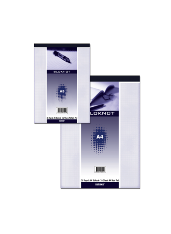 Bayındır Bloknot Düz 36 YP A4 BBN0102 (1 Adet) Bayındır Bloknot Düz 36 YP A4 BBN0102 (1 Adet)
