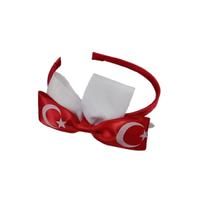 Bayraklı Atatürklü Taç (1 Adet)