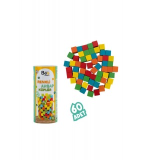 Bee Smart Renkli Ahşap Küpler BS5700