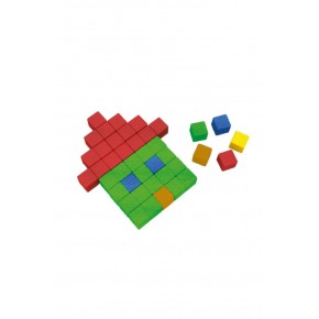 Bee Smart Renkli Ahşap Küpler BS5700