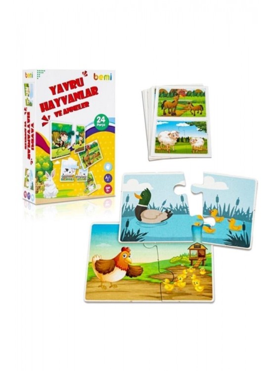 Bemi Toys Eşleştirme Yavru Hayvanlar Ve Anneler