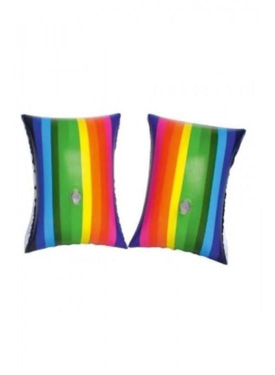 Bermuda Gökkuşağı Desenli Şişme Kolluk 30x15cm Bermuda Gökkuşağı Desenli Şişme Kolluk 30x15cm