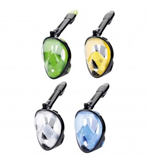 Bermuda Tam Yüz Dalış Maskesi Şnorkel 7260S-M
