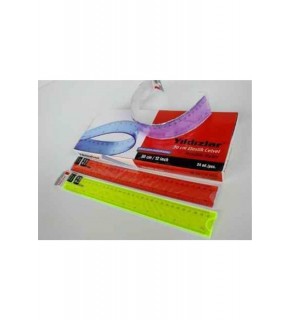 Beş Yıldızlar Elastik Cetvel 30 Cm 146 (1 Adet)