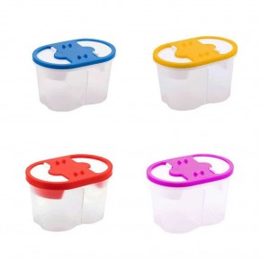 Beş Yıldızlar Fırça Temizleme Kabı (2 Bölmeli ) 163 (1 Adet)