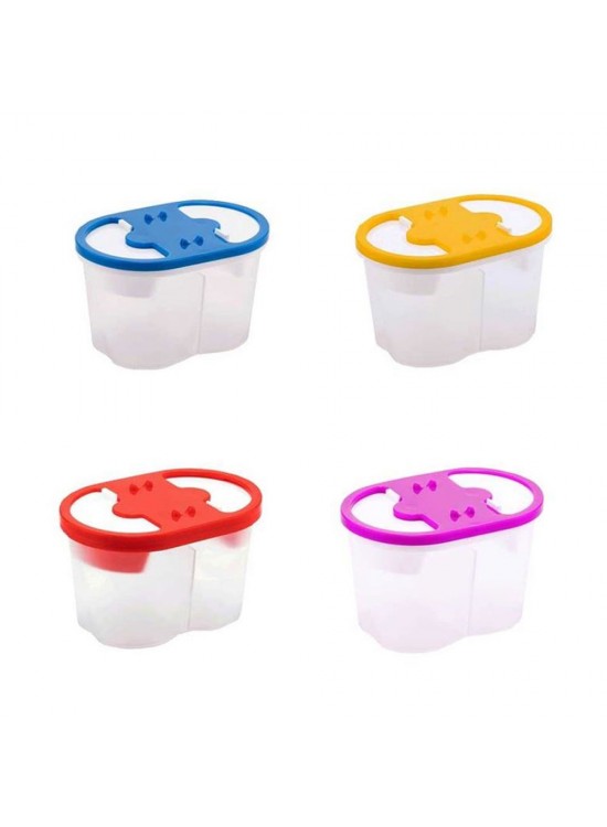 Beş Yıldızlar Fırça Temizleme Kabı (2 Bölmeli ) 163 (1 Adet)