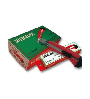 Beş Yıldızlar Maket Bıçağı Demirli 065 (1 Adet)