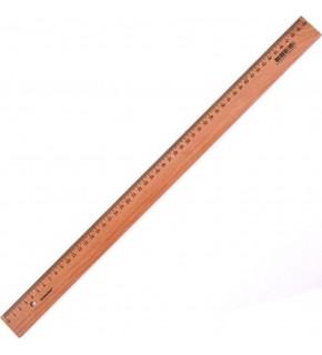 Beş Yıldızlar Tahta Cetvel 50 Cm 123 (1 Adet)