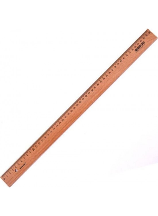 Beş Yıldızlar Tahta Cetvel 50 Cm 123 (1 Adet)