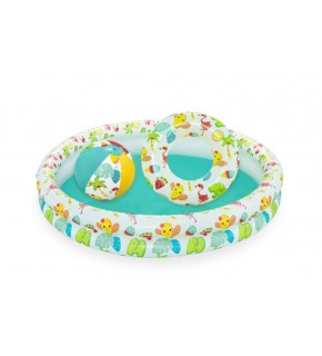 Bestway 2  Bölmeli 122x20cm Simit+Deniz BW51124