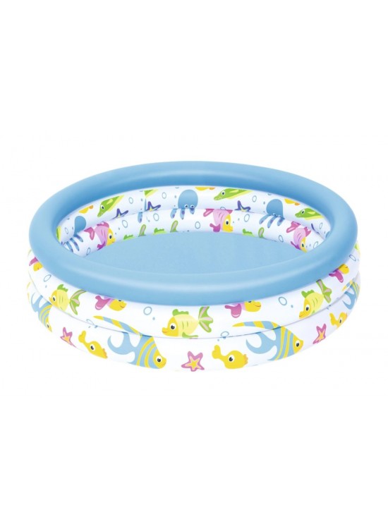 Bestway 3 Bölmeli 102X25cm Balık Desenli Havuz Bestway 3 Bölmeli 102X25cm Balık Desenli Havuz