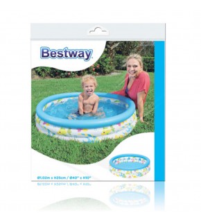 Bestway Havuz Balık Desenli 102x25 Cm Kzld-Bw51008