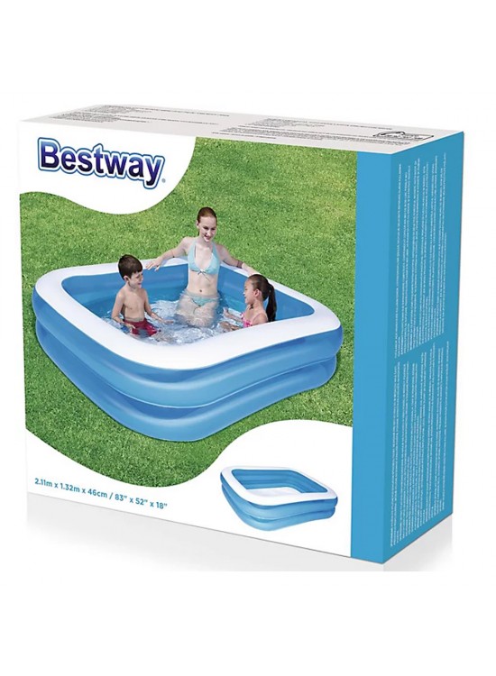 Bestway Havuz Jumbo Dikdörtgen 211x132x46 Cm Kzld-Bw12819