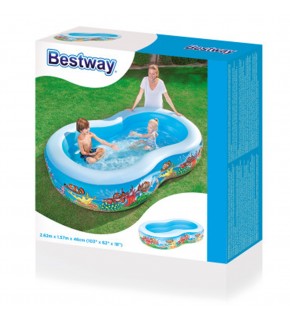 Bestway Havuz Jumbo Oval Desenli 262x157 Cm Kzld-Bw54118