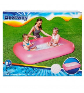 Bestway Şişme Tabanlı Dikdörtgen Havuz Renkli 165x25 Cm Kzld-Bw51115
