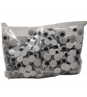 Beyaz Oynar Göz Kirpiksiz 15Mm 1000 Li G2759