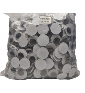 Beyaz Oynar Göz Kirpiksiz 25Mm 1000 Li