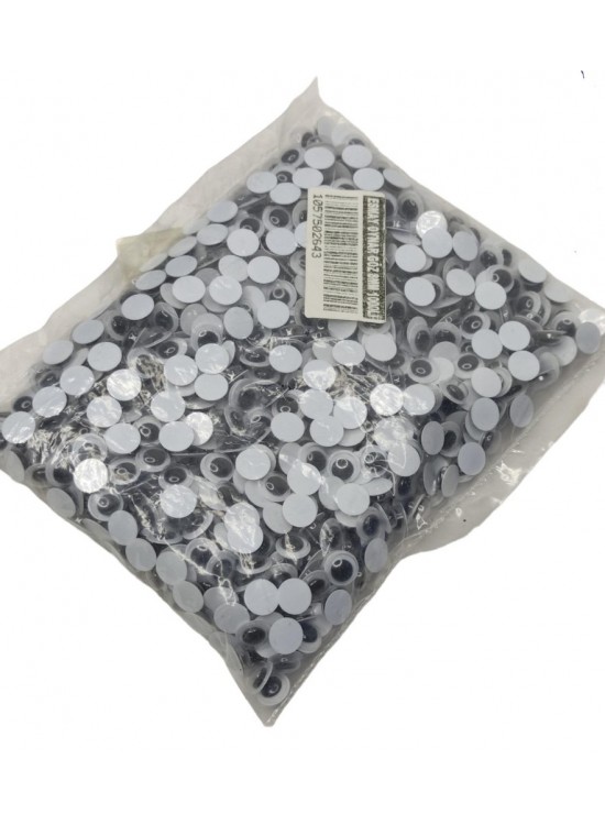 Beyaz Oynar Göz Kirpiksiz 8Mm -1000 Li G2643