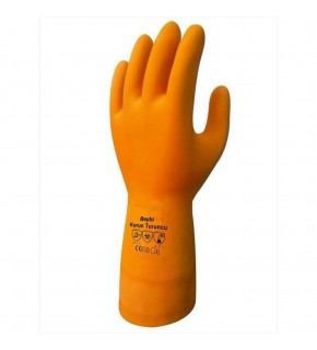 Beybi NTL-33 10 Beden 10lu Korun Yeşil Nitril Kimyasal Eldiven