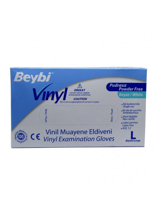 Beybi Vinill Eldiven Pudrasız Large Beybi Vinill Eldiven Pudrasız Large