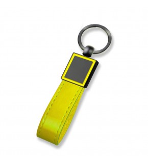 BEYSEKİ SARI METAL - DERİ ANAHTARLIK