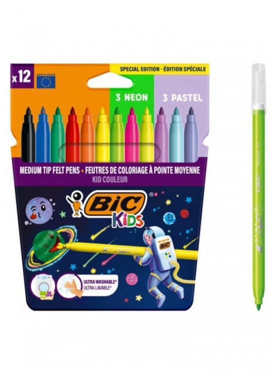 BIC COSMA KEÇELİ KALEM 12 RENK