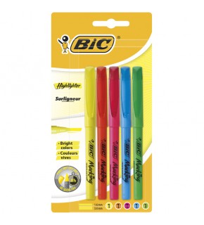 Bic Fosforlu Kalem 5 Li Blister Karışık 893133