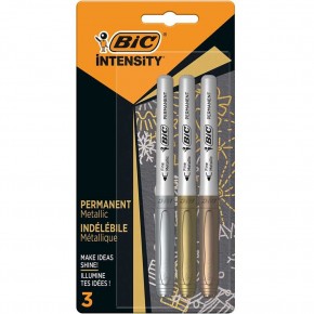 Bic Intensıty Mrker Metalic Ast Bls 3 Lü 9439054