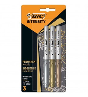 Bic Intensıty Mrker Metalic Ast Bls 3 Lü 9439054