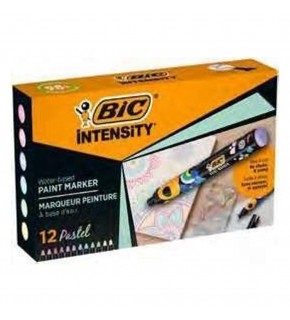 Bic Intensıty Paint Marker 12 Li Karışık Pastel