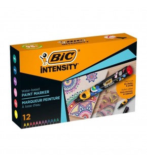BIC INTENSITY PAINT MARKER 12Lİ KARIŞIK