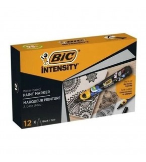 BIC INTENSITY PAINT MARKER 12Lİ SİYAH