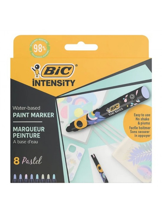 BIC INTENSITY PAINT MARKER 8Lİ PASTEL