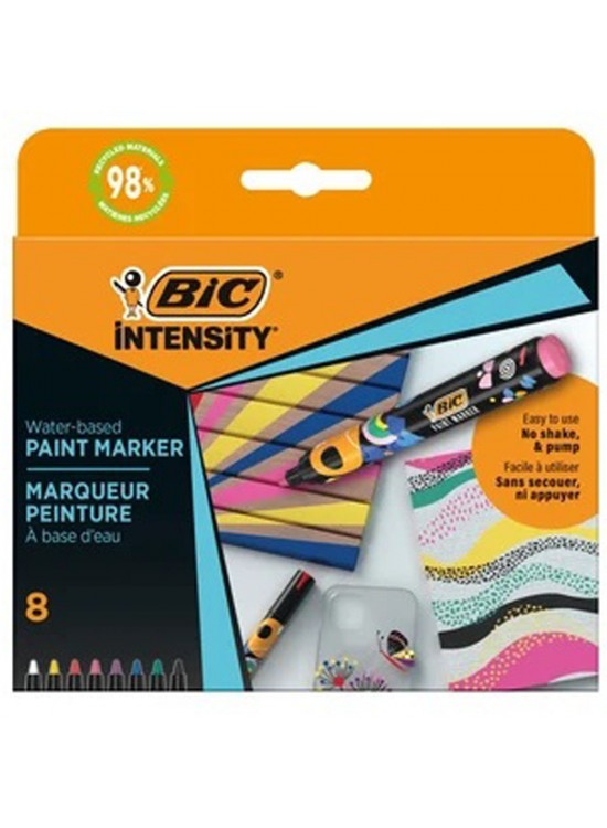BIC INTENSITY PAINT MARKER 8Lİ VIVID
