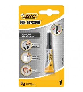 Bic Japon Yapıştırıcısı Fıx Strong Süper Güçlü 3 Gr 1 Li Blister (1 Adet)