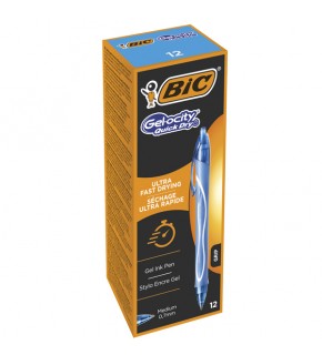 Bic Jel Kalem Basmalı Gelocıty Hızlı Kuruyan 0.7 MM 12 Lİ Turkuaz