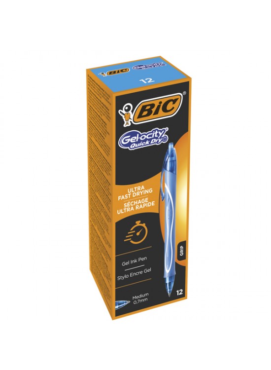 Bic Jel Kalem Basmalı Gelocıty Hızlı Kuruyan 0.7 MM 12 Lİ Turkuaz