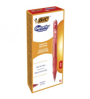 Bic Jel Kalem Basmalı Gelocıty Orıgınal Kırmızı 12 Li