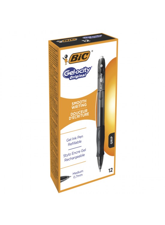 Bic Jel Kalem Basmalı Gelocıty Orıgınal 12 Li Siyah