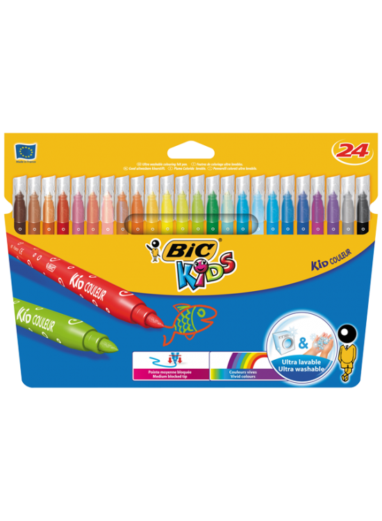 Bic Keçeli Boya Kalemi Kids Couleur 24 Renk 841800
