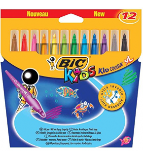 Bic Keçeli Boya Kalemi Kids Couleur XL 12 Renk 828966