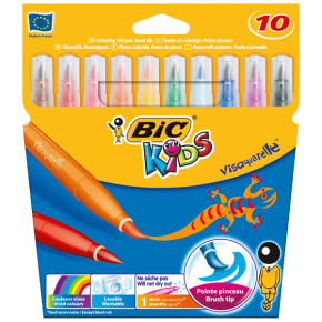 Bic Keçeli Boya Kalemi Visa 10 Renk 828964