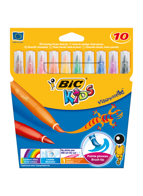 Bic Keçeli Boya Kalemi Visa 10 Renk 828964