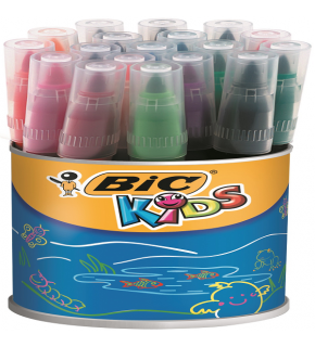 Bic Keçeli Boya Kalemi Visa Fırça Uç 18 Renk 828965