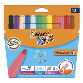 Bic Keçeli Kalem Visa XL Jumbo 12 Lİ 8922231