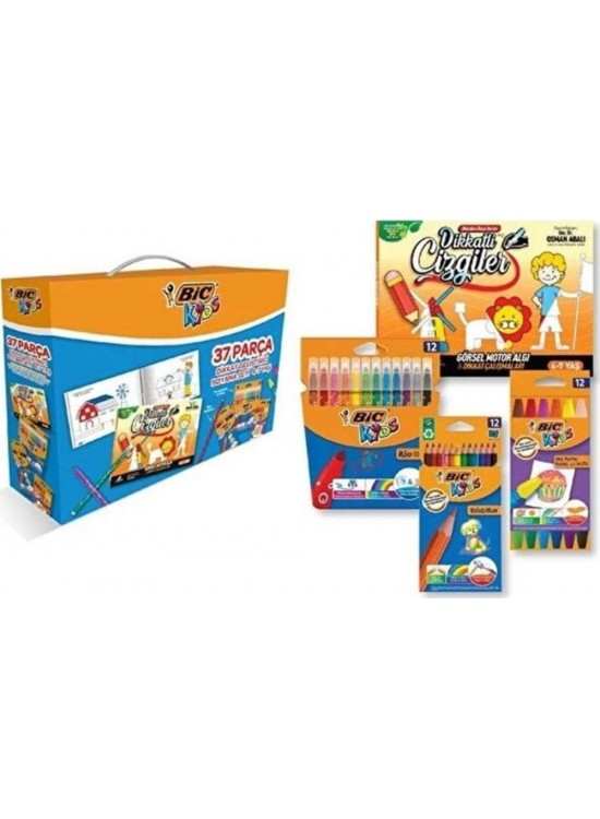 Bic Kıds Dikkat Geliştirici Boyama Seti 37 Parça